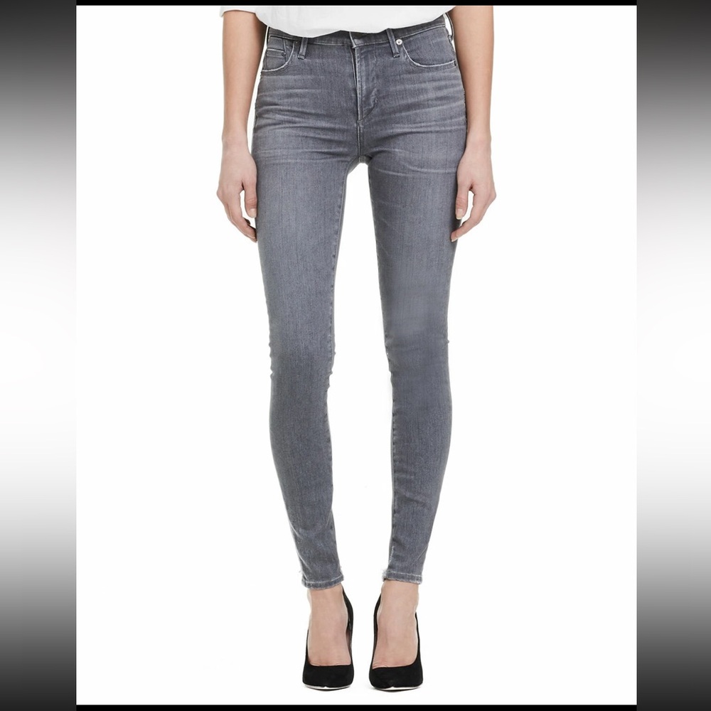 Citizens of humanity rocket high rise skinny jeans grey